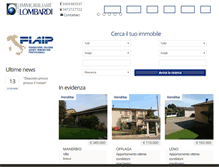 Tablet Screenshot of immobiliarelombardi.it